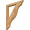 Ekena Millwork Funston Traditional Rough Sawn Bracket, Western Red Cedar, 4"W x 40"D x 48"H BKT04X40X48FST01RWR - alternate 1